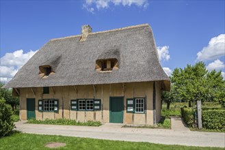 19th century rural house Oostvleteren with thatched roof at the open air museum Bokrijk