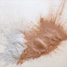 Splash sand top view