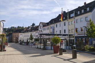 Town centre with pedestrian zone
