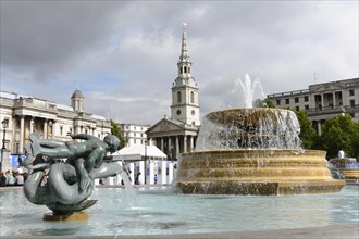 Fountain at Trafalgar Square