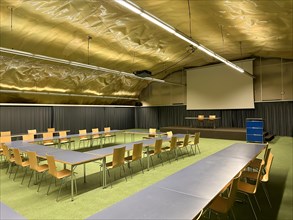Conference Hall in an Underground Tunnel in Switzerland
