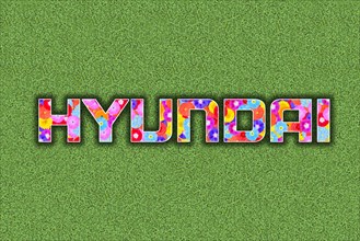 Logo car company Hyundai