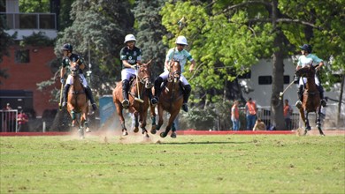 Scene from the 130th Argentine Open Polo Championship