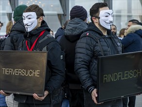 Demonstration against animal testing