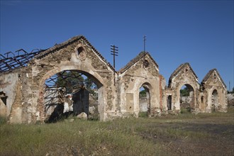 Old abandoned buildings of the Mina de Sao Domingos