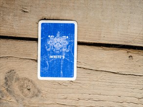 Nice picture of a blue card western style