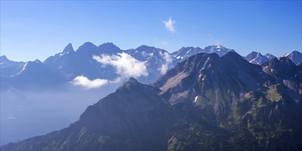 Main ridge of the Allgaeu Alps