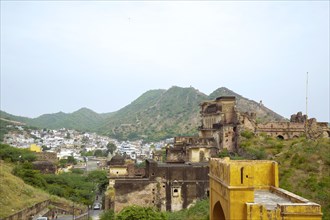 Top view from Amer fort also known as Amber fort