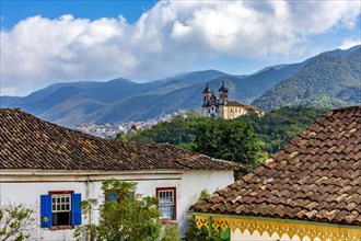 City of Ouro Preto with its mountains