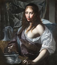 Artemisia prepares to drink the ashes of her man Mausolus