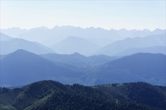 View from the Benediktenwand into the Karwendel