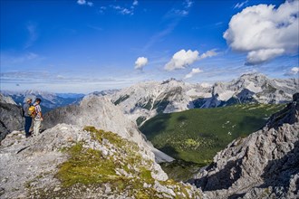 Karwendel view from the Hafelekar