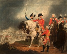 King George III inspecting the regiment of the Prince of Wales