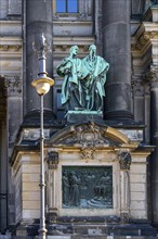 St Matthew and St Mark statues at the Berlin Cathedral