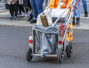 Handcart of the Berliner Stadtreinigung