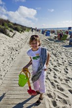 Young girl on summer holiday