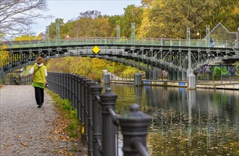 Lichtenstein Bridge and Rosa Luxemburg Footbridge