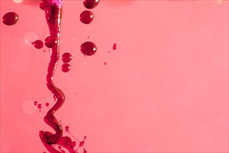Abstract liquid slime pink surface