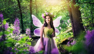 A fairy in a mystical