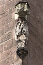 Angel figure on the Nassauer Haus