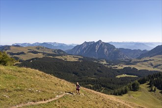 Hiker on the way to Labenberg