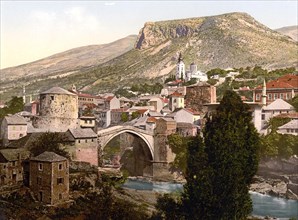 The Romer Bridge at Mostar