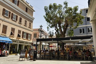 Restaurant in pedestrian zone