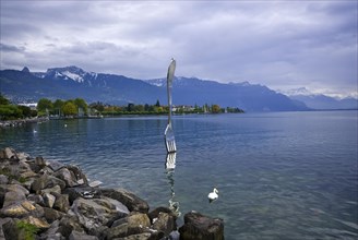 Vevey on Lake Geneva
