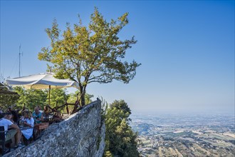 Restaurant on a steep slope