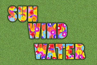 The words sun
