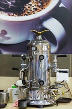 Historic espresso machine
