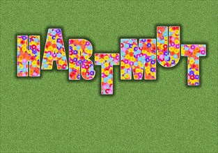 Last name Hartmut First name Written with flower pattern