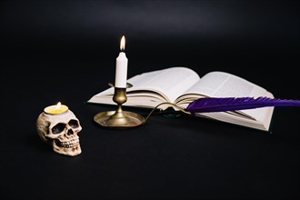 Creative arrangement book candlestick