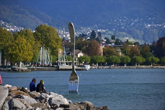 Vevey on Lake Geneva