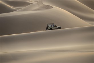 Off-road vehicle in the dunes
