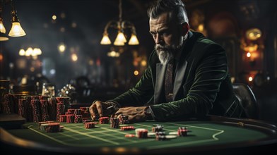 People addicted to gambling