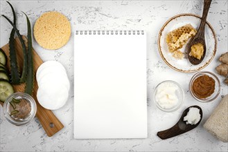Homemade treatment ingredients notebook