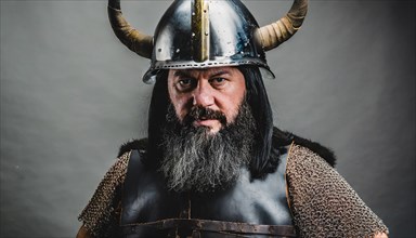 Portrait of an old Viking