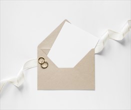 Envelope with wedding card