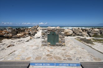 Geographical marker at Cape Agulhas