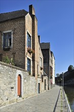 The quarter Quartier des Brasseurs along the river Sambre at Namur