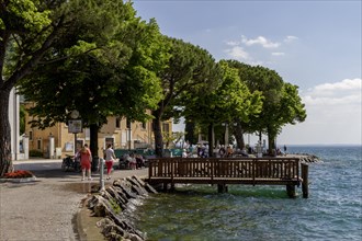 Lake promenade in Garda