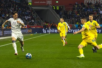 Nicolo' ZANIOLO Italy left in duel with Vitaly MYKOLENKO Ukraine right