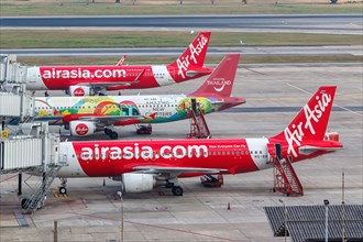 Thai AirAsia Airbus A320 aircraft at Bangkok Don Mueang Airport