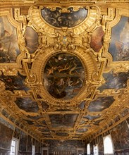 Decorated ceiling