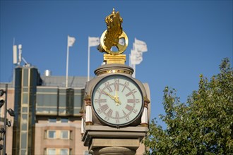 Station clock in front of Centralen Central Station