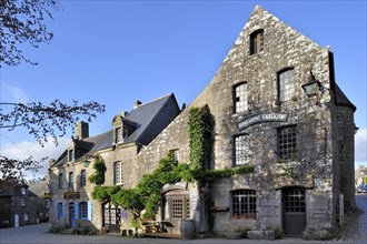 Medieval houses in the picturesque village Locronan