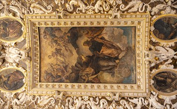 Decorated ceiling