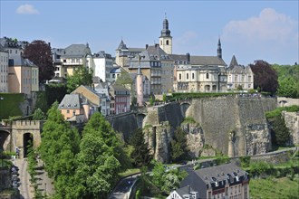Town ramparts at Luxembourg