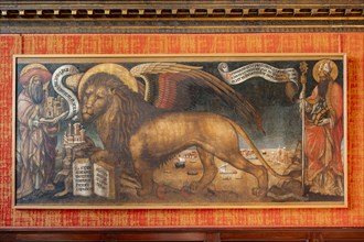 Painting of the Lion of St Mark